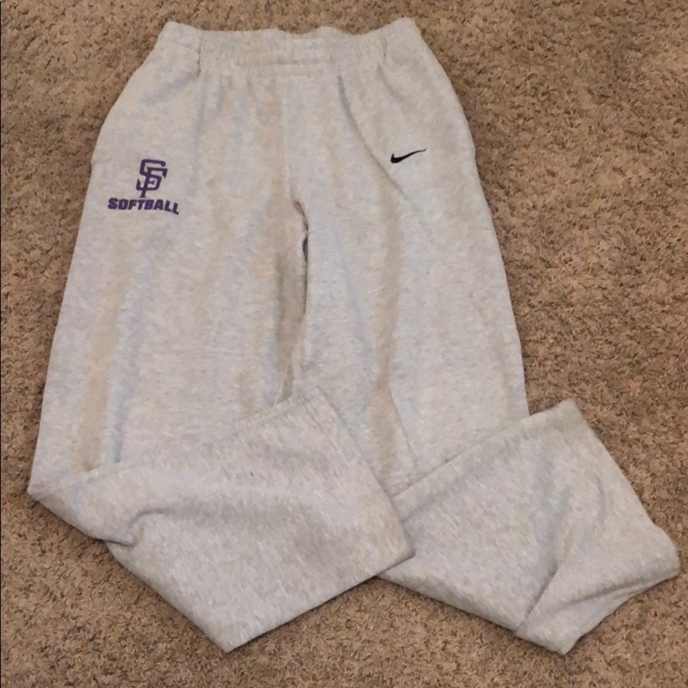 Gray SF Softball Sweatpants